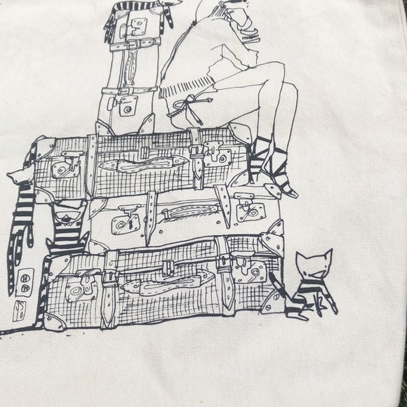 RARE NWOT J. Crew Reusable Cotton Bag - Picture 4 of 12